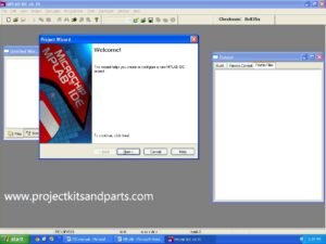 Project creation /Compilation/Downloading steps in MPLAB IDE v8.70 